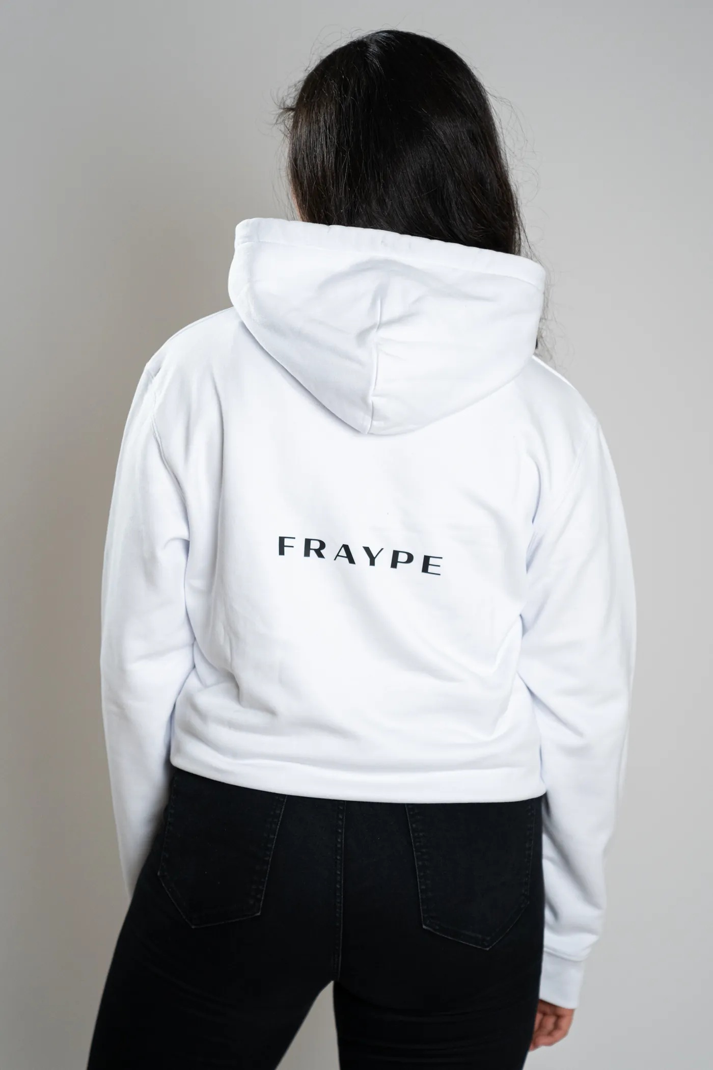 Free Spirit Hoodie bianca, retro